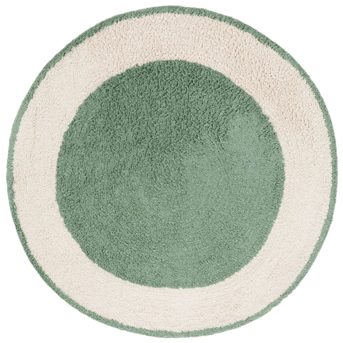 Safavieh Easy Care 3'-0" x 3'-0" Rug in Ivory / Green