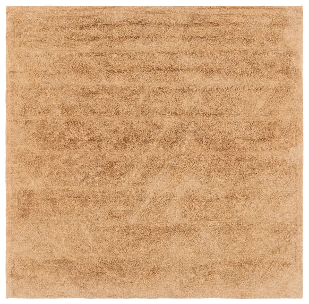 Safavieh Easy Care 6'-0" x 6'-0" Rug in Light Brown