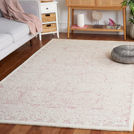 Safavieh Ebony Ebn102U Pink/Ivory Rug - Safavieh - ebn102u - 3