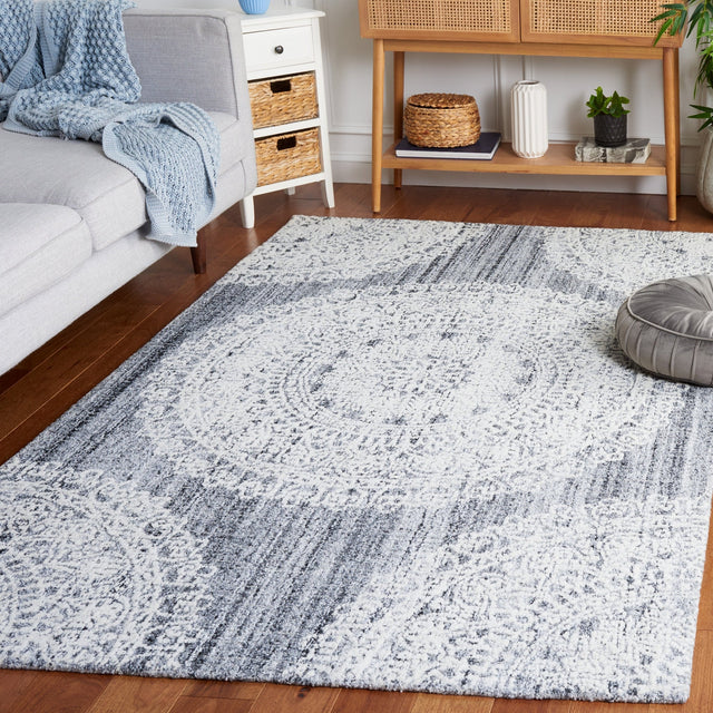 Safavieh Ebony Ebn106F Grey/Ivory Rug - Safavieh - ebn106f - 3
