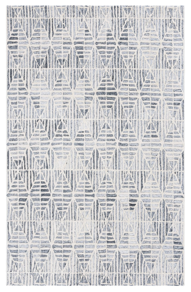 Safavieh Ebony Ebn110F Grey/Ivory Rug - Safavieh - ebn110f - 3