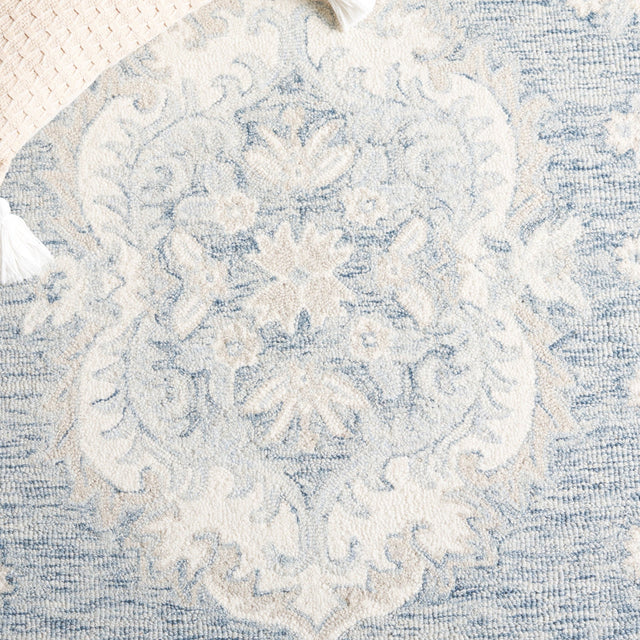 Safavieh Ebony Ebn121L Dark Blue/Ivory Rug - Safavieh - ebn121l - 3