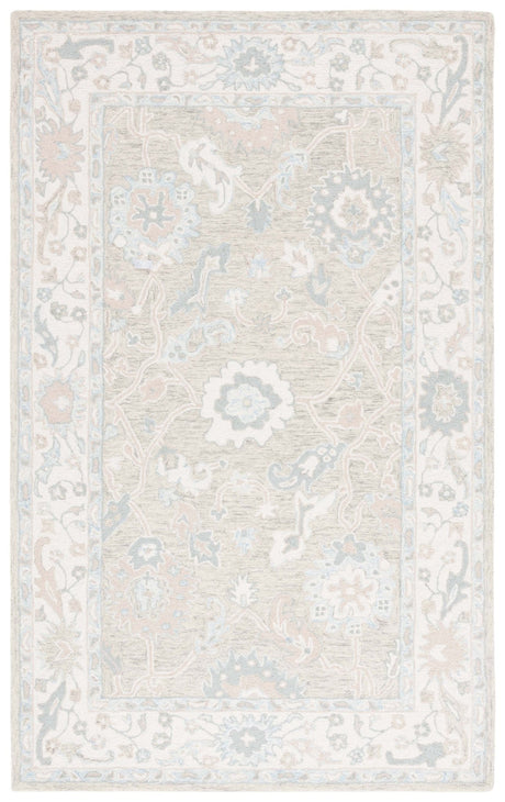 Safavieh Ebony Ebn136G Light Grey/Ivory Rug - Safavieh - ebn136g - 3