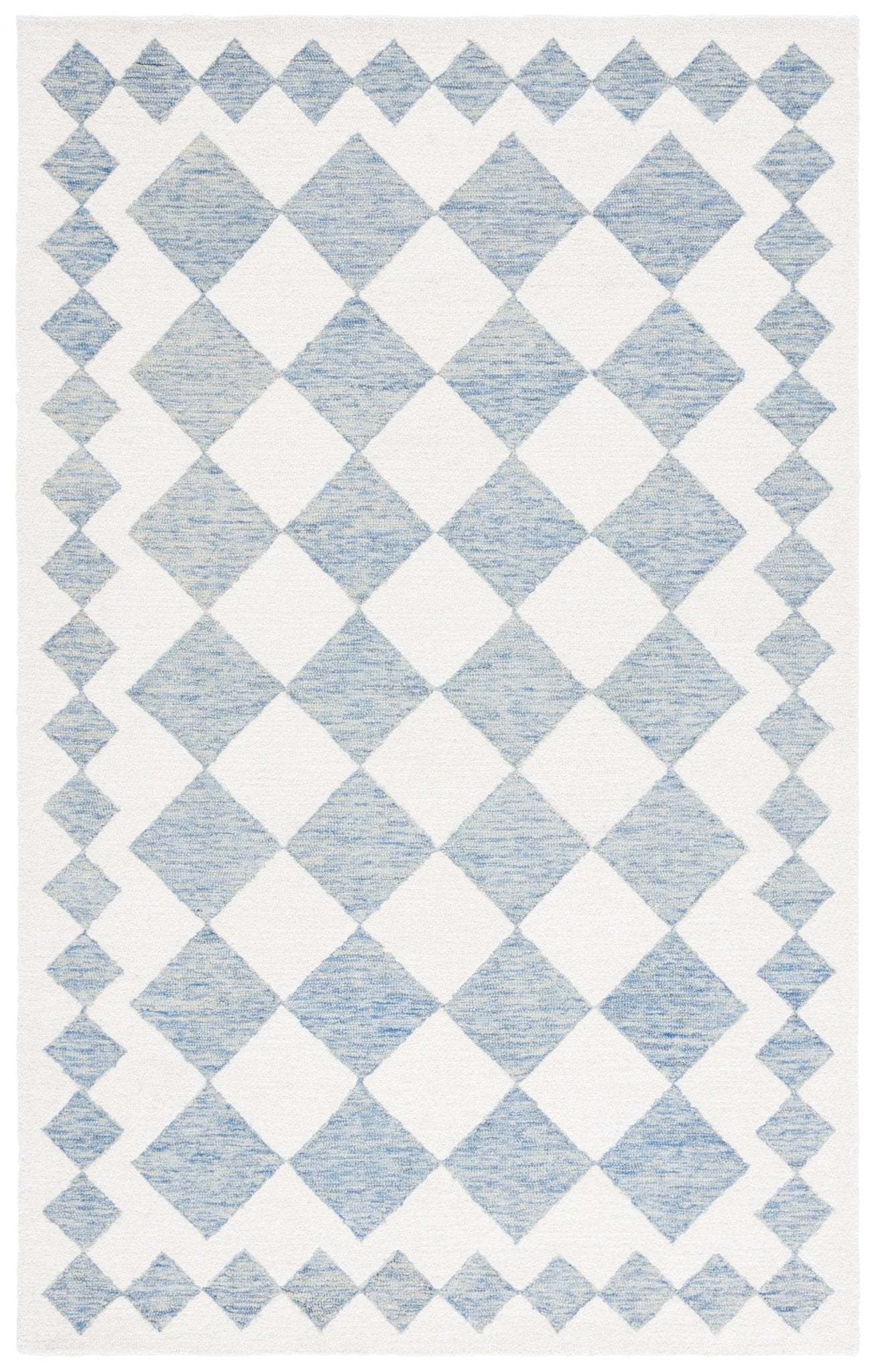Safavieh Ebony Ebn137M Blue/Ivory Rug - Safavieh - ebn137m - 3