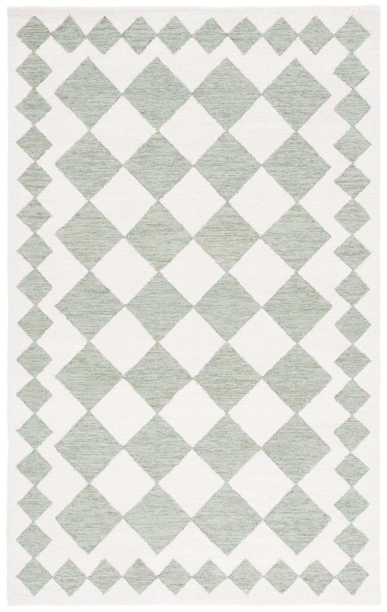 Safavieh Ebony Ebn137Y Green/Ivory Rug - Safavieh - ebn137y - 3