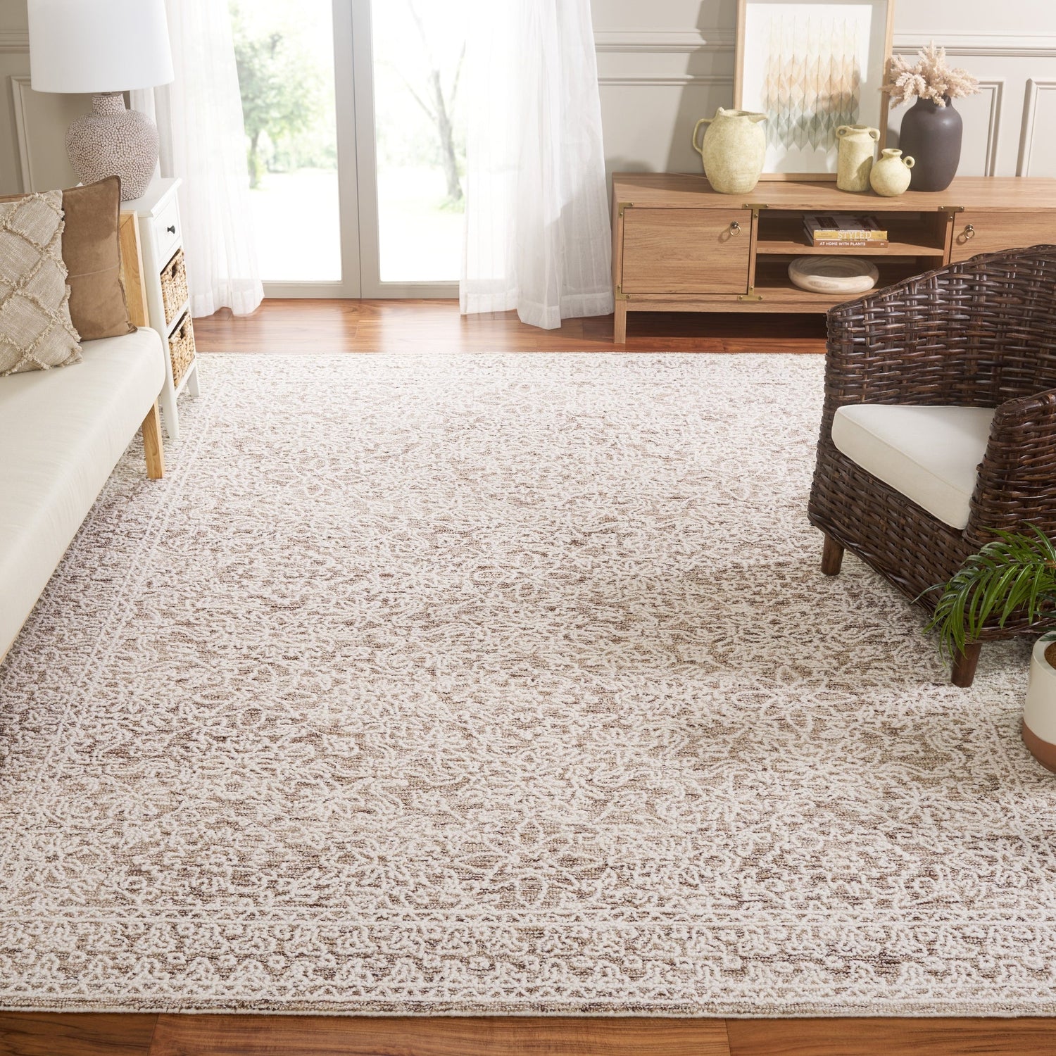 Safavieh Ebony Ebn202T Brown/Ivory Rug - Safavieh - ebn202t - 29