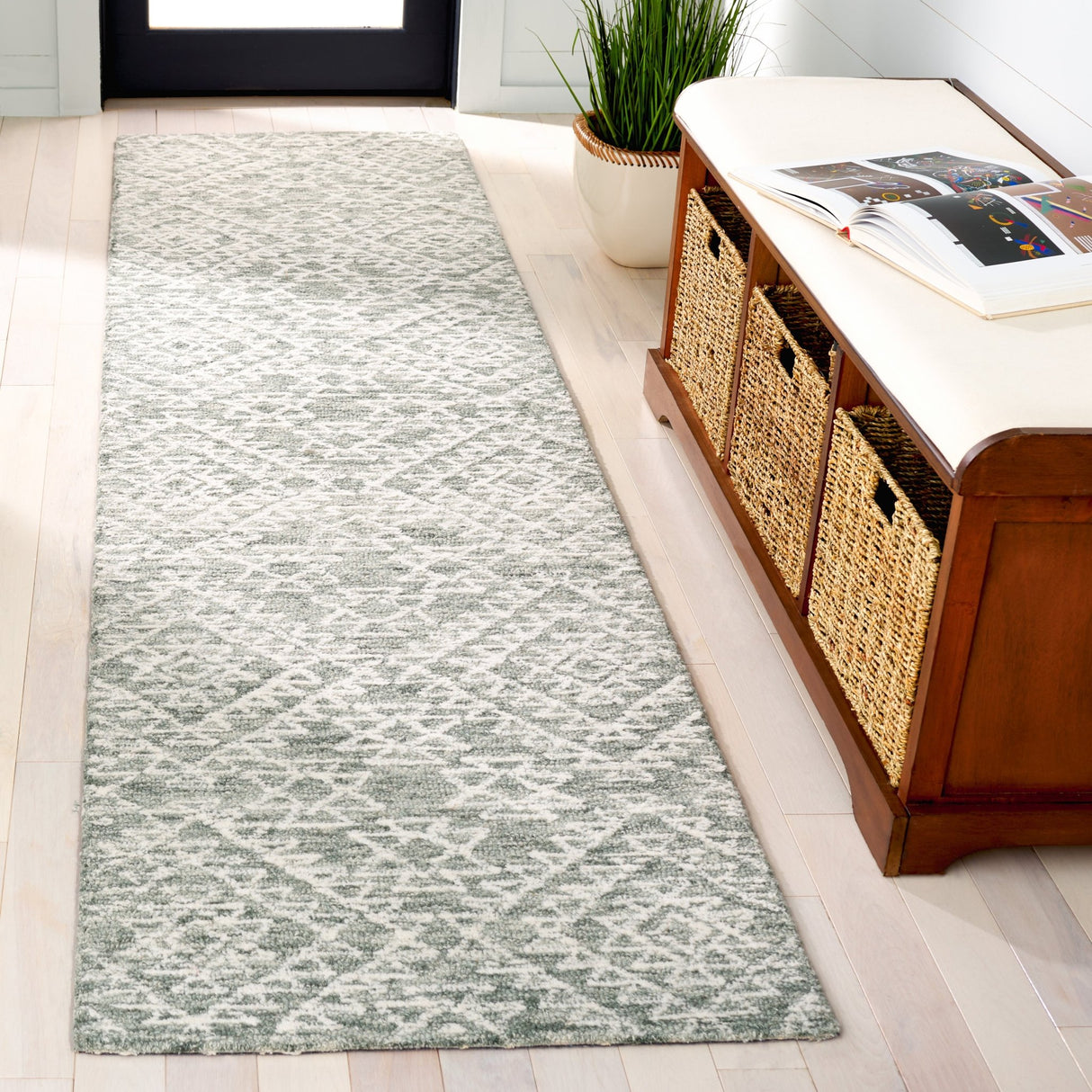 Safavieh Ebony Ebn303F Ivory/Grey Rug - Safavieh - ebn303f - 6r