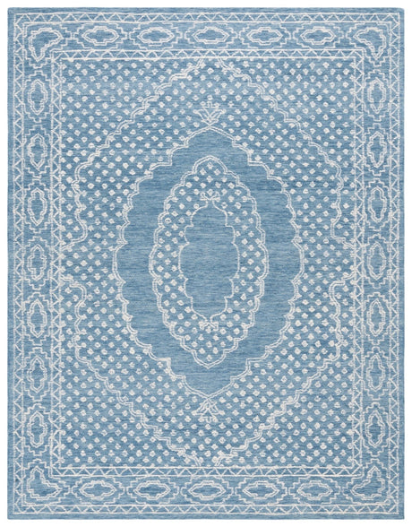Safavieh Ebony Ebn306N Ivory/Navy Rug - Safavieh - ebn306n - 6r