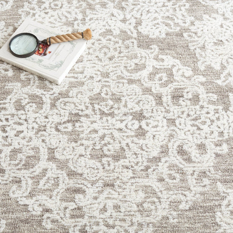 Safavieh Ebony Ebn308H Ivory/Dark Grey Rug - Safavieh - ebn308h - 6r