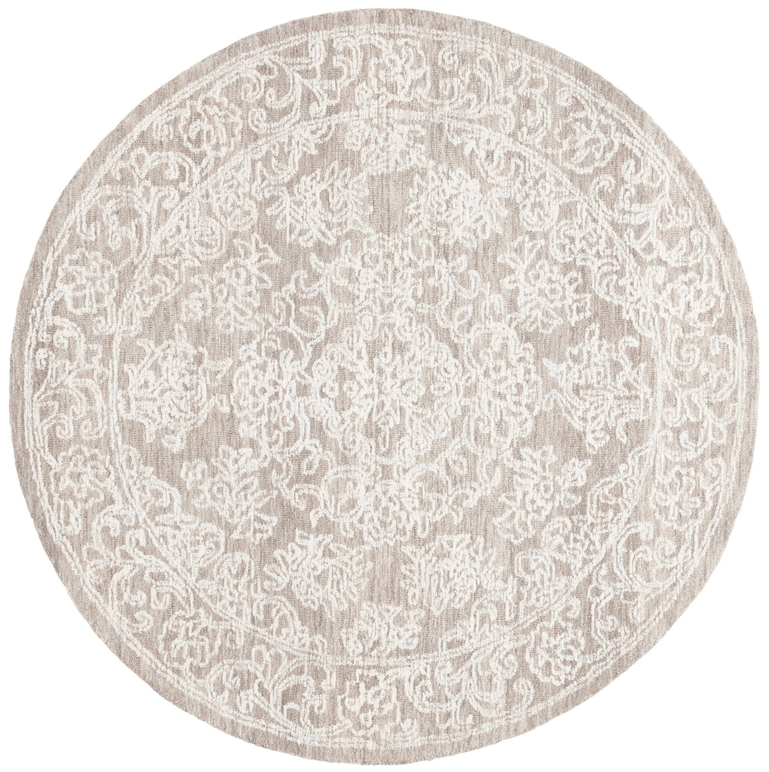 Safavieh Ebony Ebn308H Ivory/Dark Grey Rug - Safavieh - ebn308h - 6r