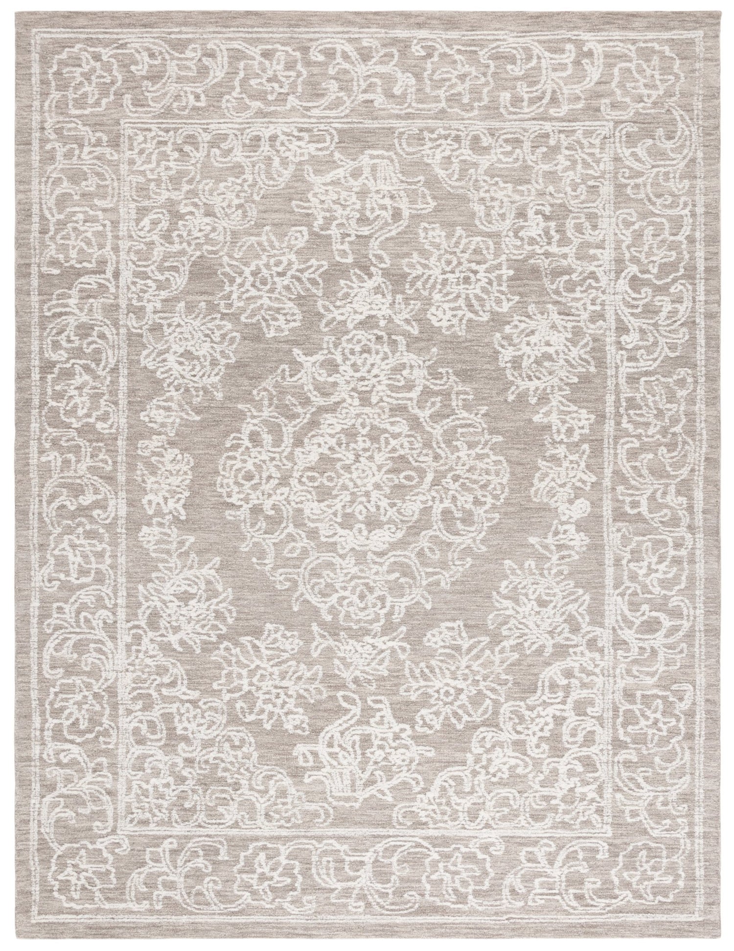 Safavieh Ebony Ebn308H Ivory/Dark Grey Rug - Safavieh - ebn308h - 6r