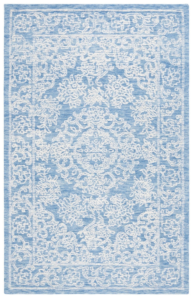 Safavieh Ebony Ebn308M Ivory/Blue Rug - Safavieh - ebn308m - 3