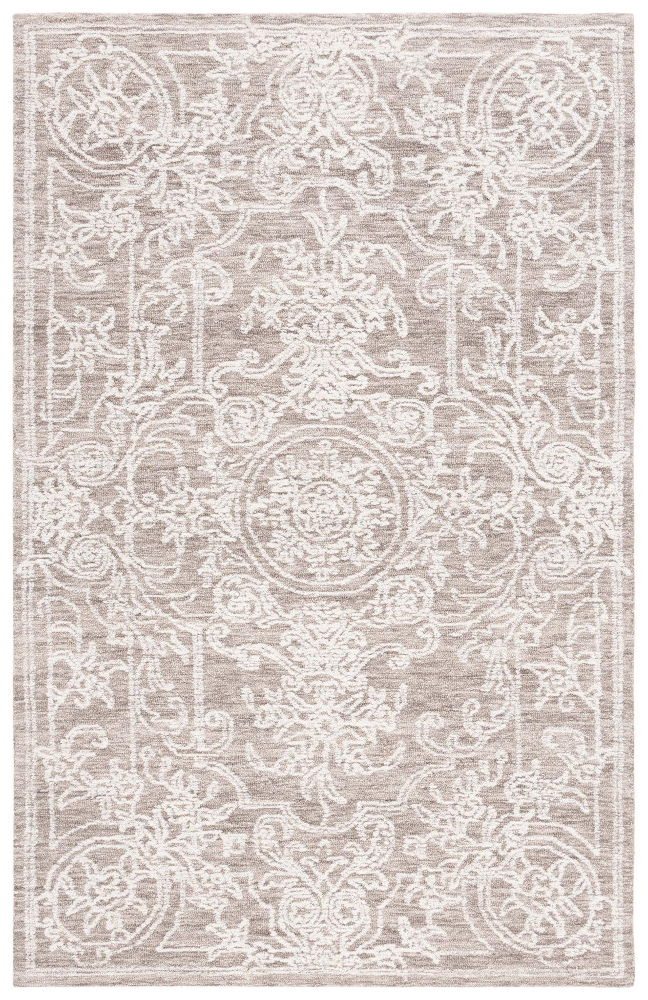 Safavieh Ebony Ebn309H Ivory/Dark Grey Rug - Safavieh - ebn309h - 3