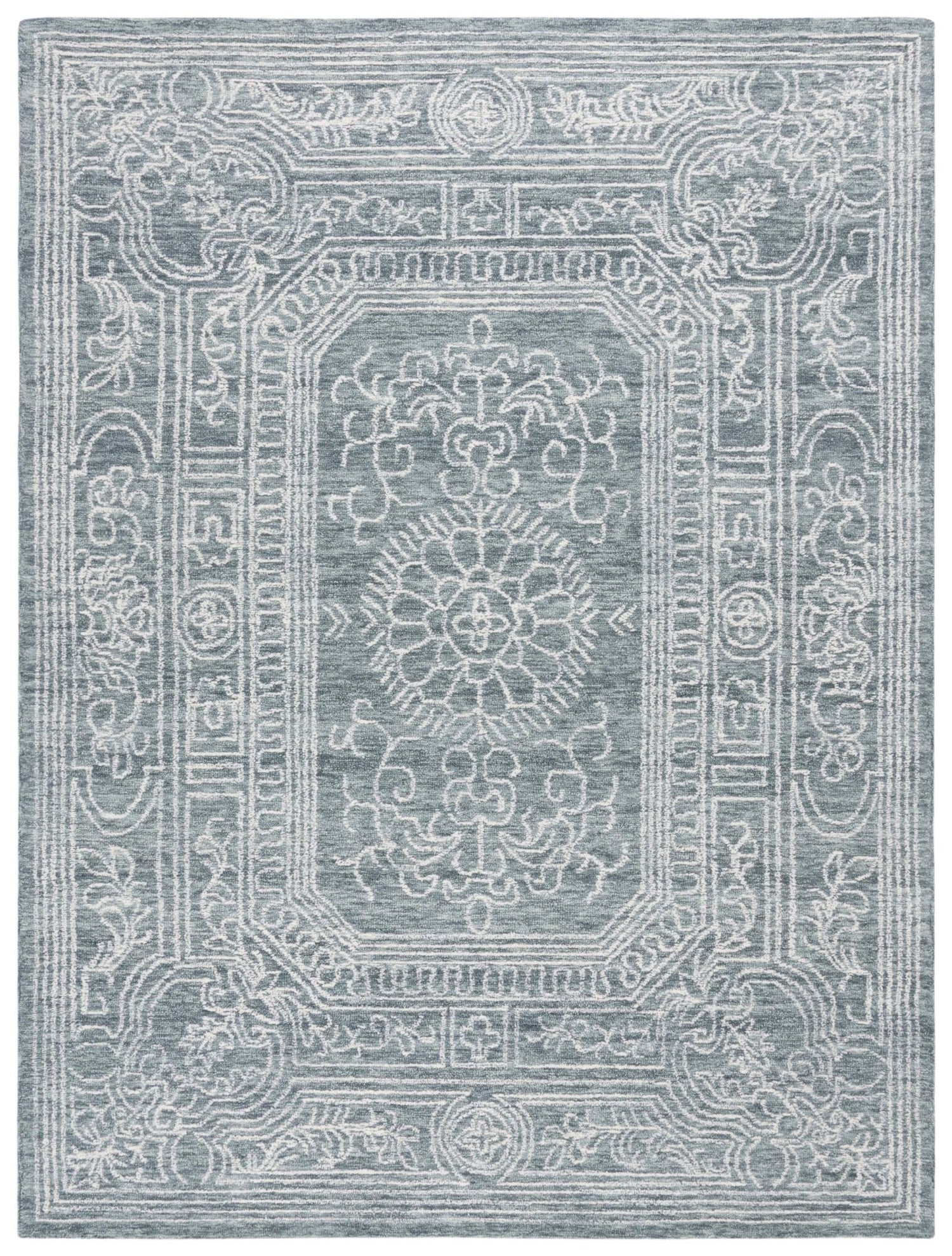 Safavieh Ebony Ebn310G Ivory/Dark Grey Rug - Safavieh - ebn310g - 29