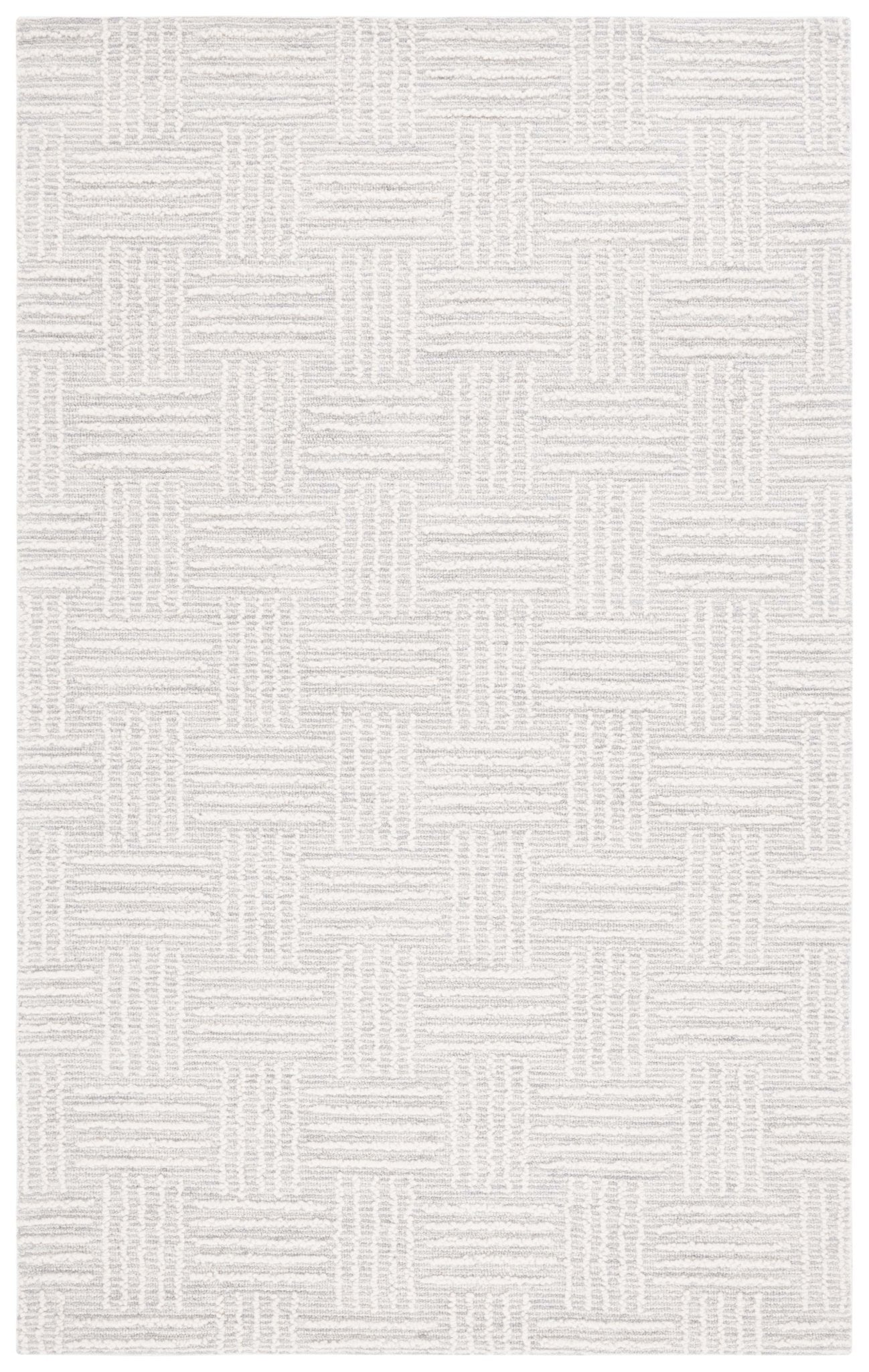 Safavieh Ebony Ebn355F Light Grey/Ivory Rug - Safavieh - ebn355f - 3