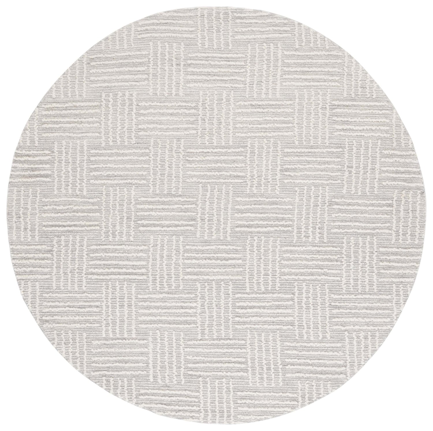 Safavieh Ebony Ebn355F Light Grey/Ivory Rug - Safavieh - ebn355f - 6r