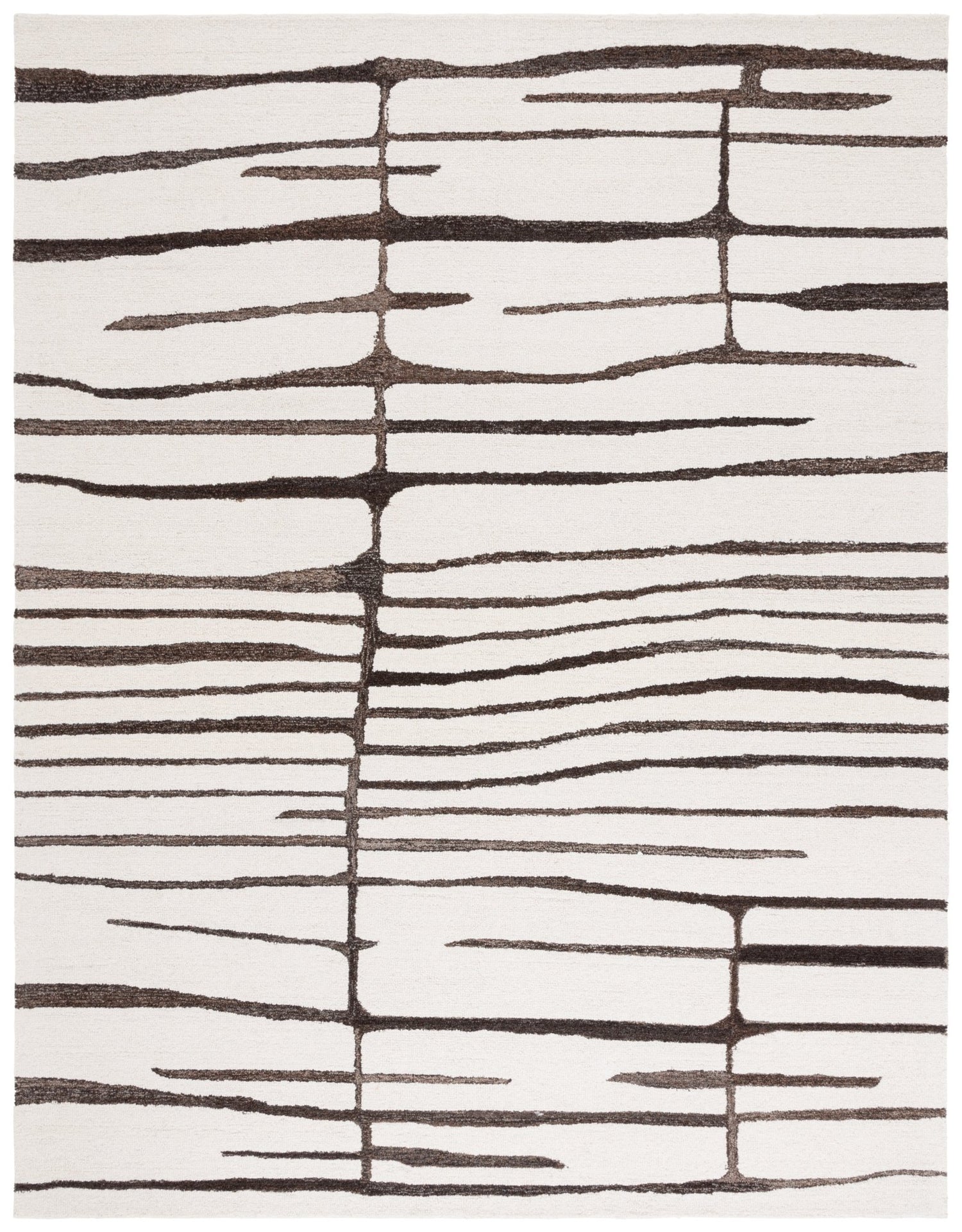 Safavieh Ebony Ebn406T Ivory/Dark Brown Rug - Safavieh - ebn406t - 28