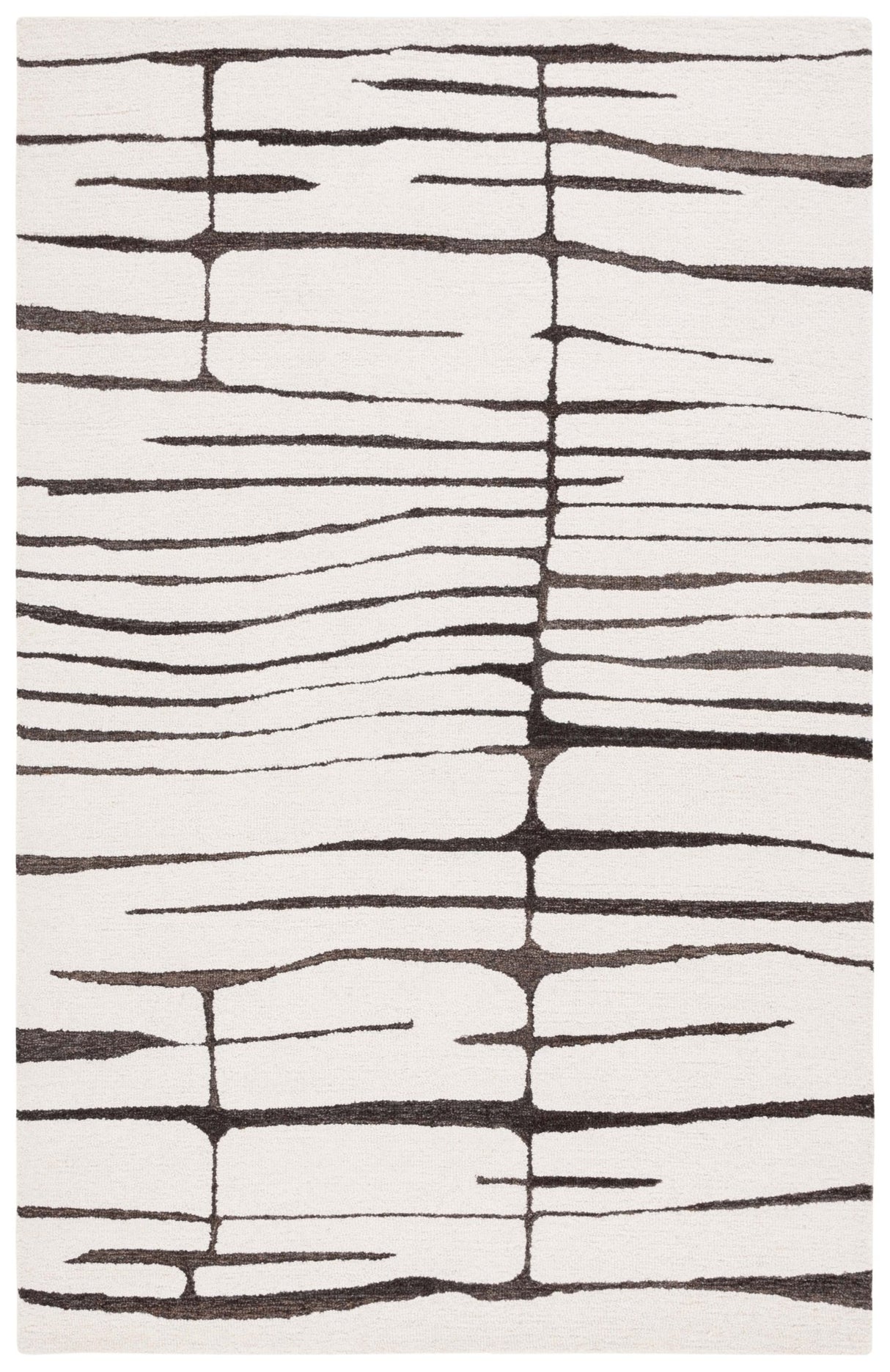 Safavieh Ebony Ebn406T Ivory/Dark Brown Rug - Safavieh - ebn406t - 3