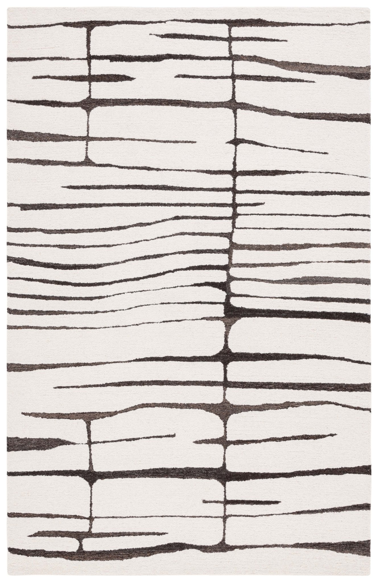 Safavieh Ebony Ebn406T Ivory/Dark Brown Rug - Safavieh - ebn406t - 3