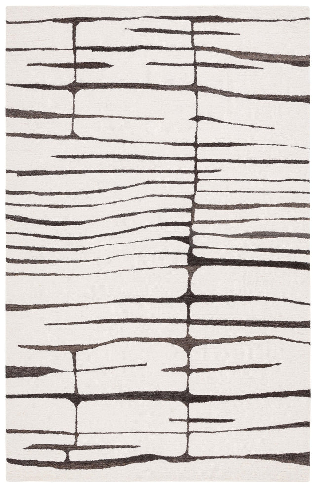 Safavieh Ebony Ebn406T Ivory/Dark Brown Rug - Safavieh - ebn406t - 3