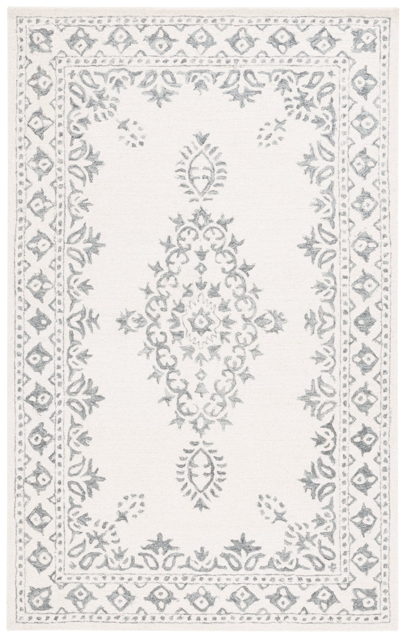 Safavieh Ebony Ebn650A Ivory/Grey Rug - Safavieh - ebn650a - 3