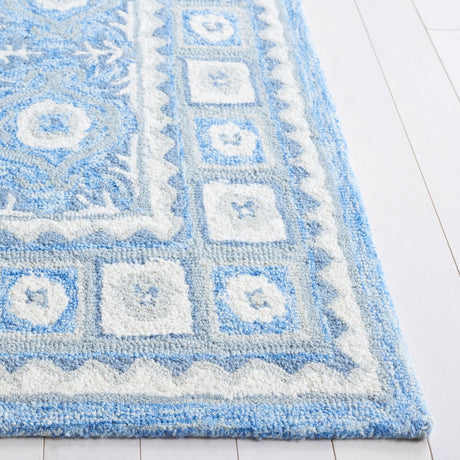 Safavieh Ebony Ebn651M Blue/Ivory Rug - Safavieh - ebn651m - 3