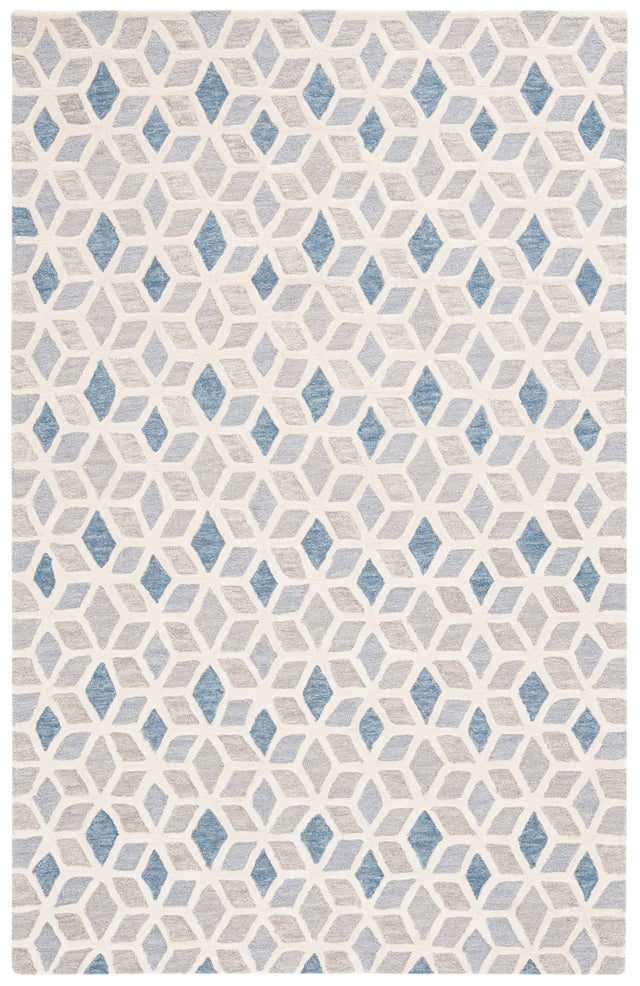 Safavieh Ebony Ebn656A Ivory/Blue Rug - Safavieh - ebn656a - 3