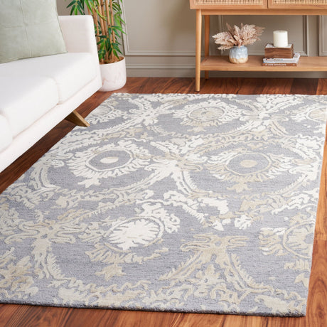 Safavieh Ebony Ebn657F Grey/Ivory Rug - Safavieh - ebn657f - 3