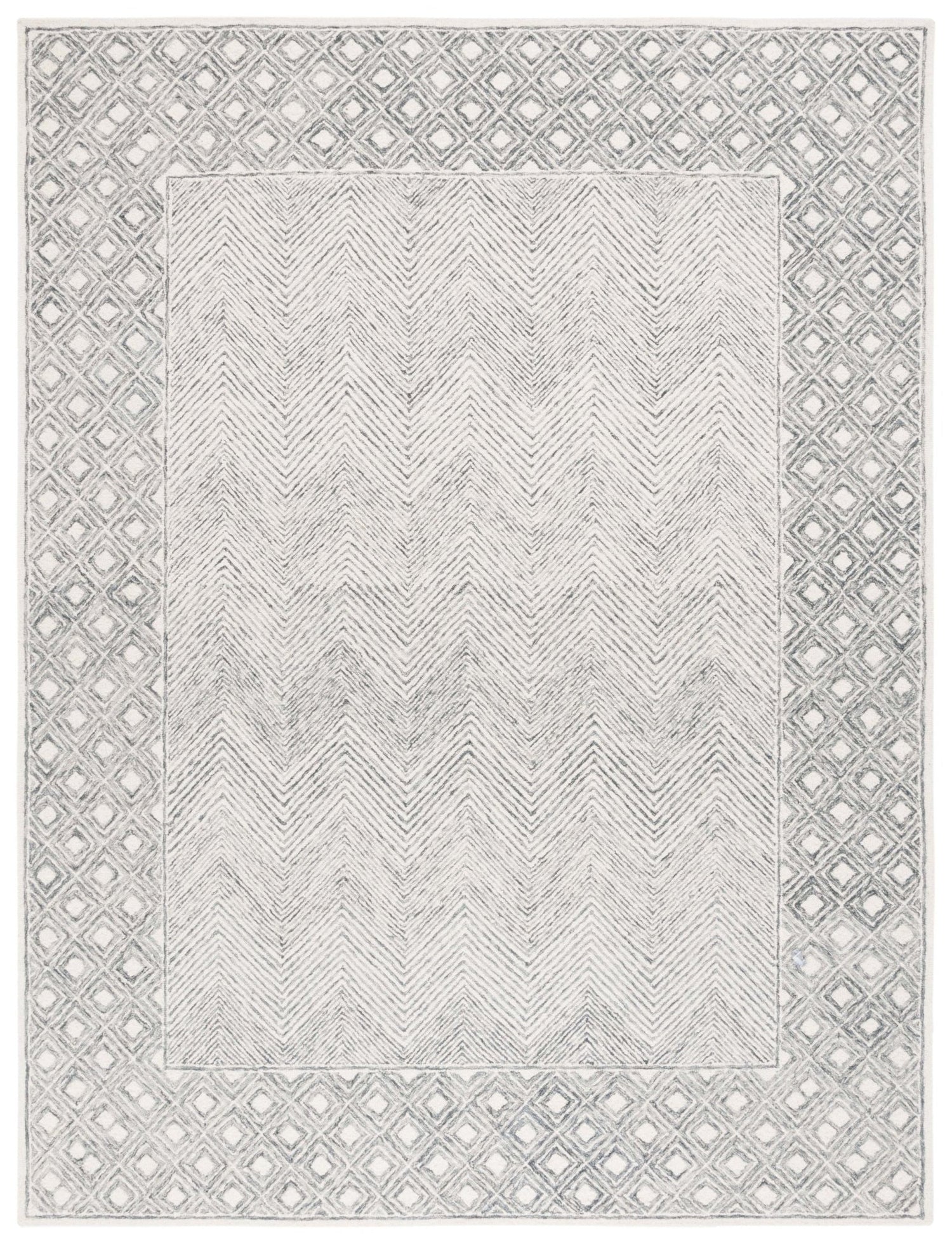 Safavieh Ebony Ebn801F Grey/Ivory Rug - Safavieh - ebn801f - 28