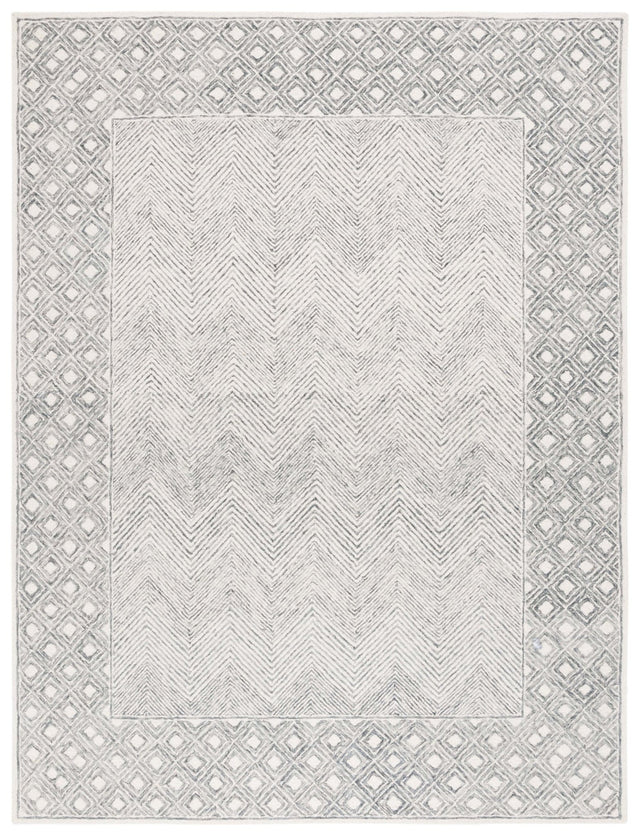 Safavieh Ebony Ebn801F Grey/Ivory Rug - Safavieh - ebn801f - 28