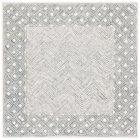 Safavieh Ebony Ebn801F Grey/Ivory Rug - Safavieh - ebn801f - 28