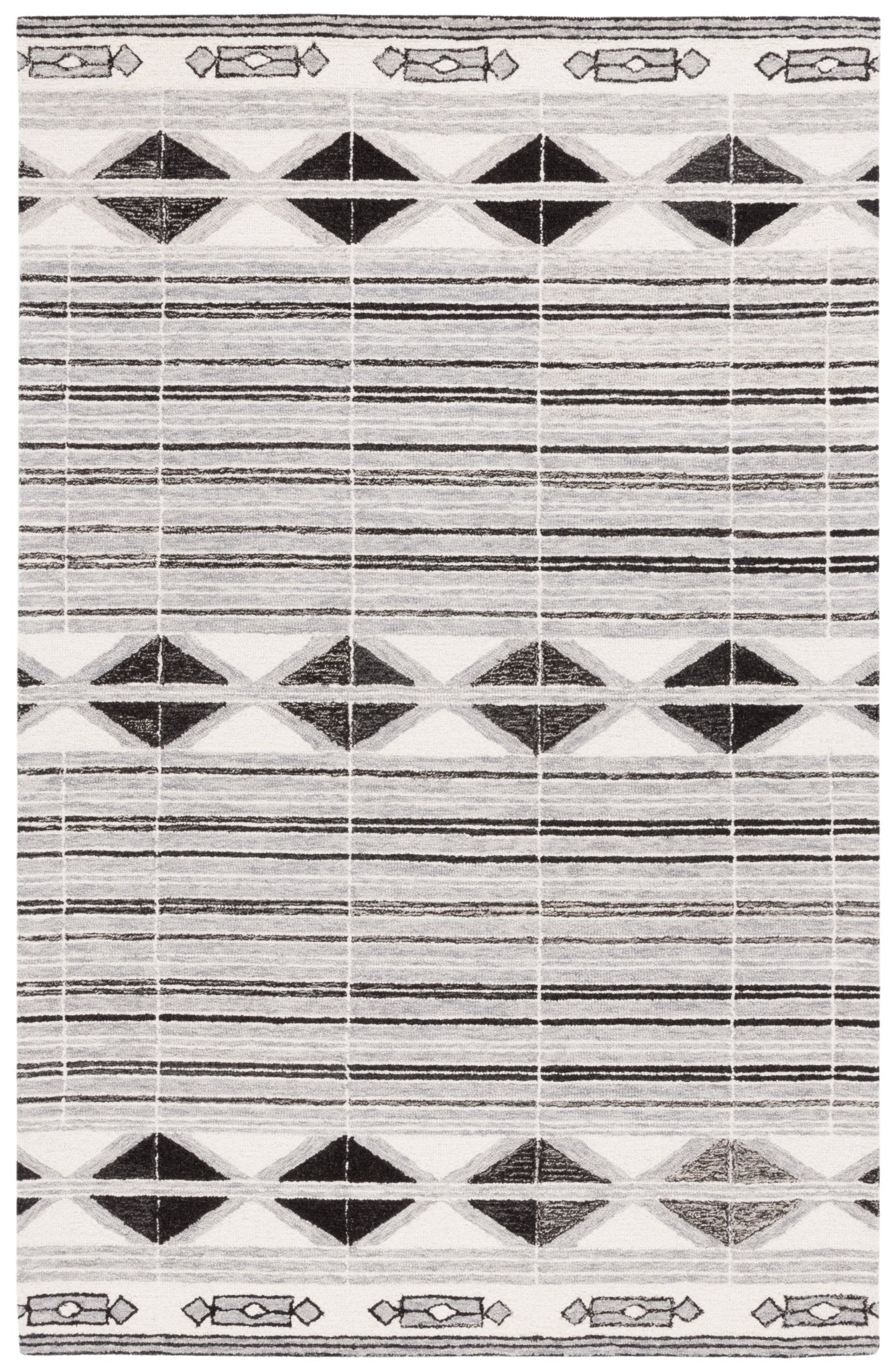 Safavieh Ebony Ebn803A Ivory/Grey Rug - Safavieh - ebn803a - 3