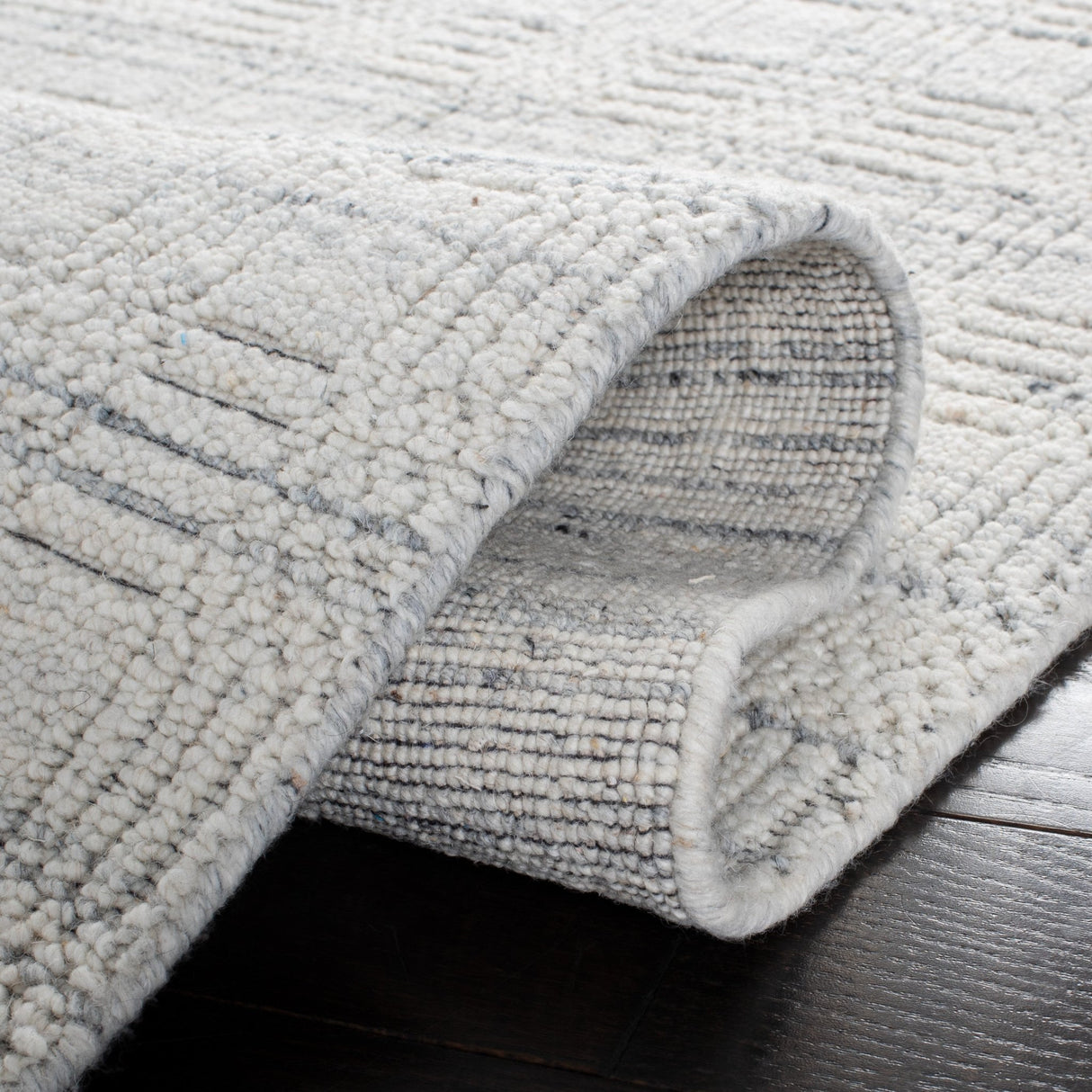 Safavieh Elements Elm301A Ivory/Grey Rug - Safavieh - elm301a - 6