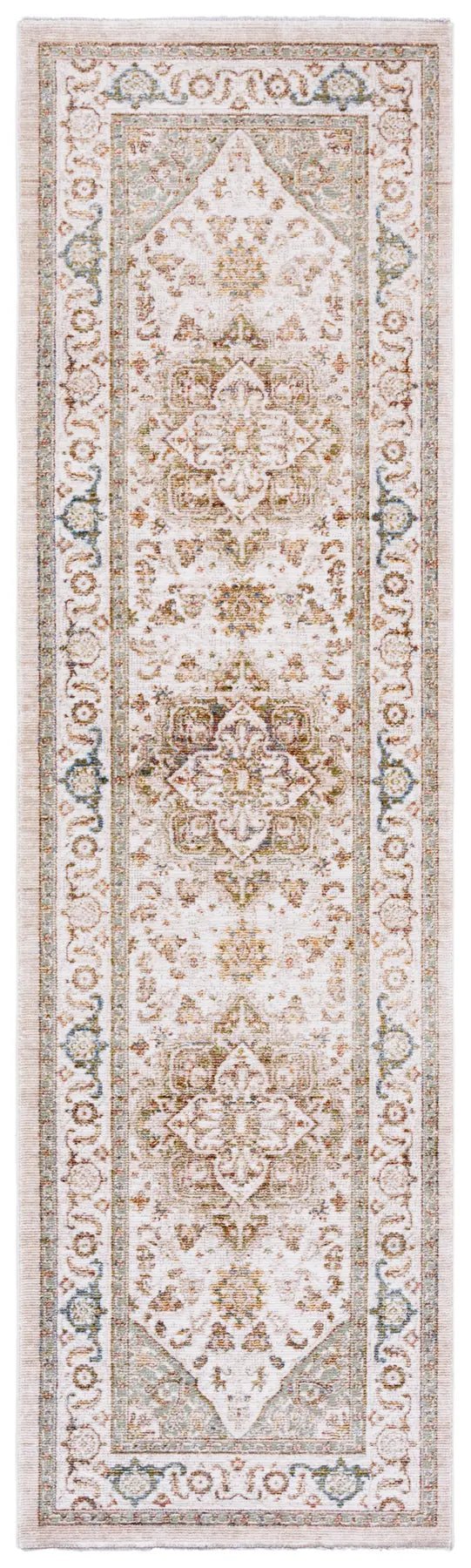 Safavieh Ellwood 2'-3" x 8'-0" Rug in Beige / Olive