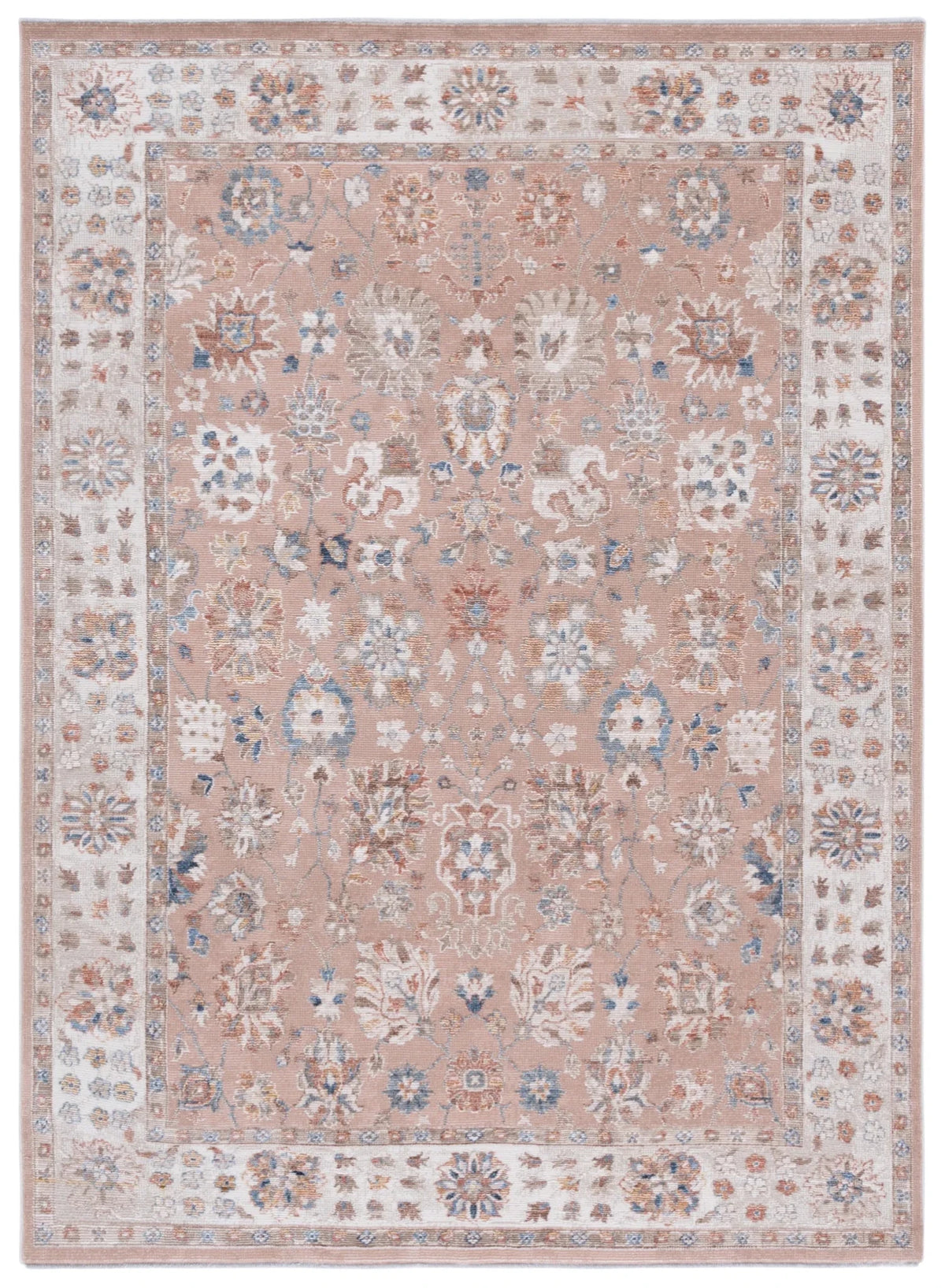 Safavieh Ellwood 4'-0" x 6'-0" Rug in Salmon / Beige