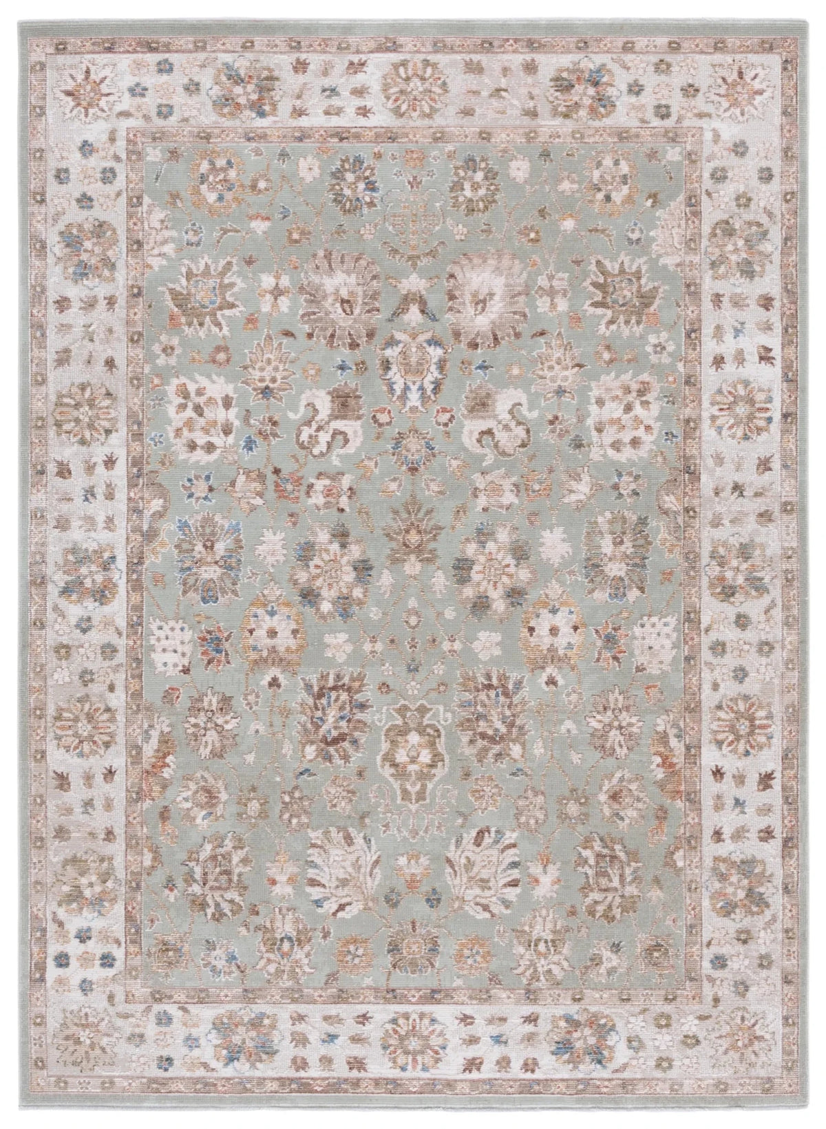 Safavieh Ellwood 4'-0" x 6'-0" Rug in Olive / Beige