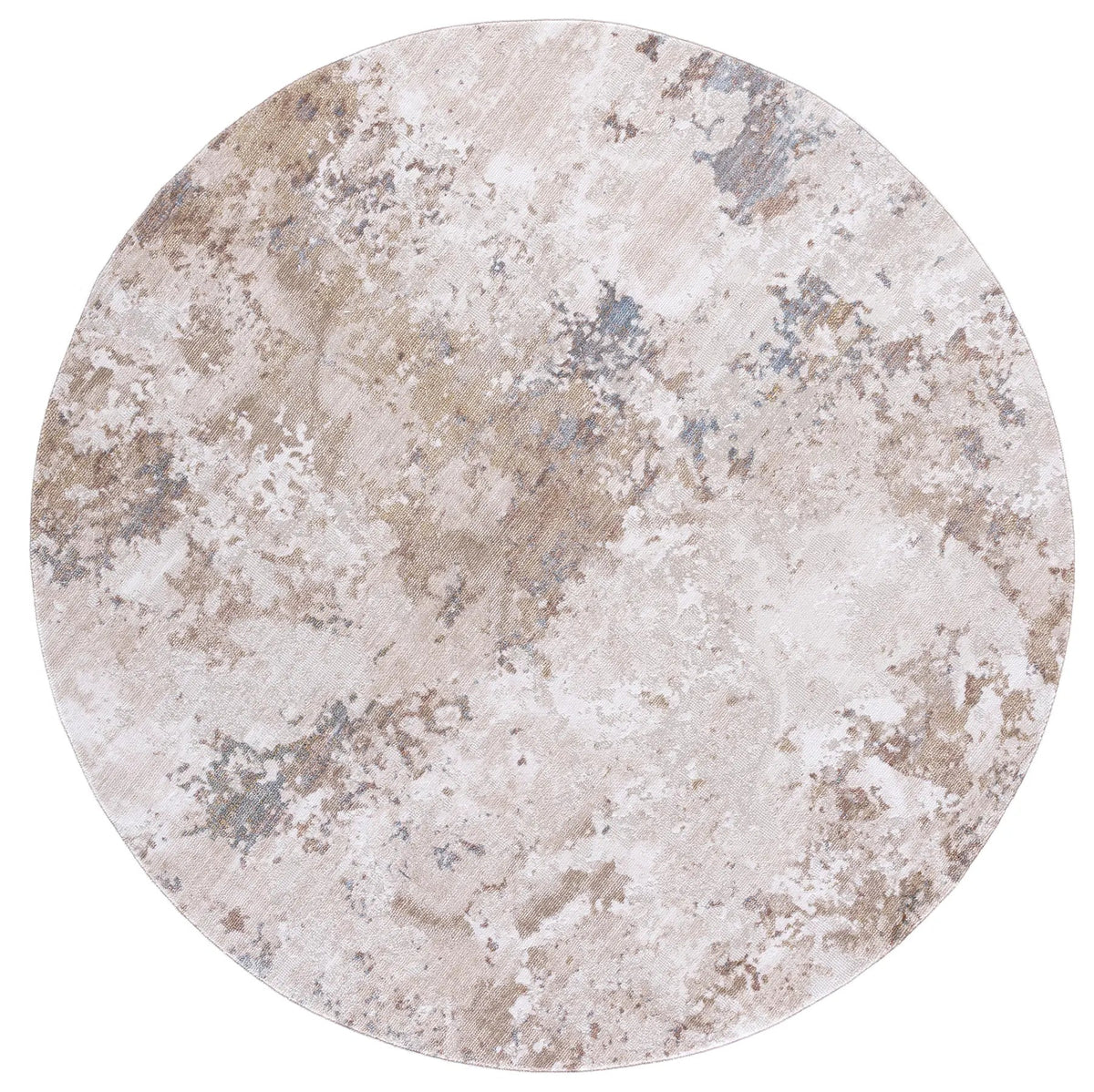 Safavieh Ellwood Modern 6'-5" x 6'-5" Rug in Beige / Ivory