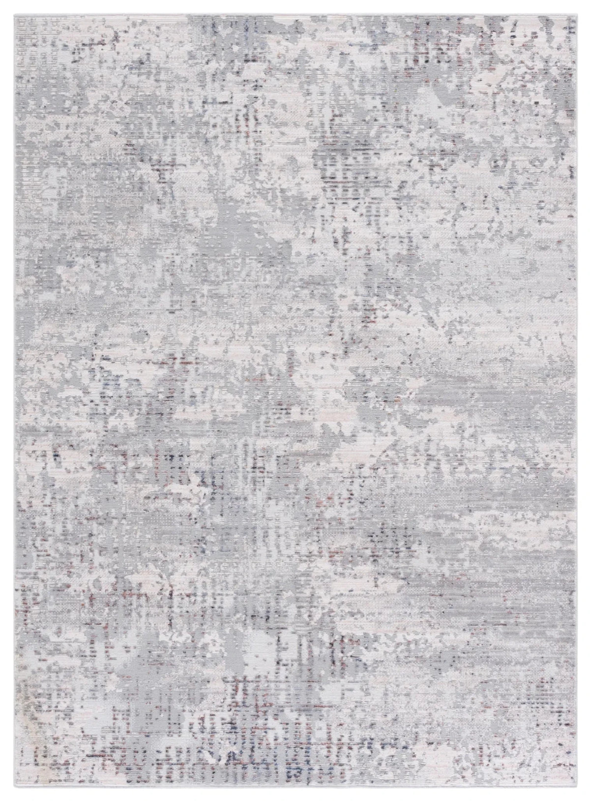 Safavieh Ellwood Modern 4'-0" x 6'-0" Rug in Grey / Ivory