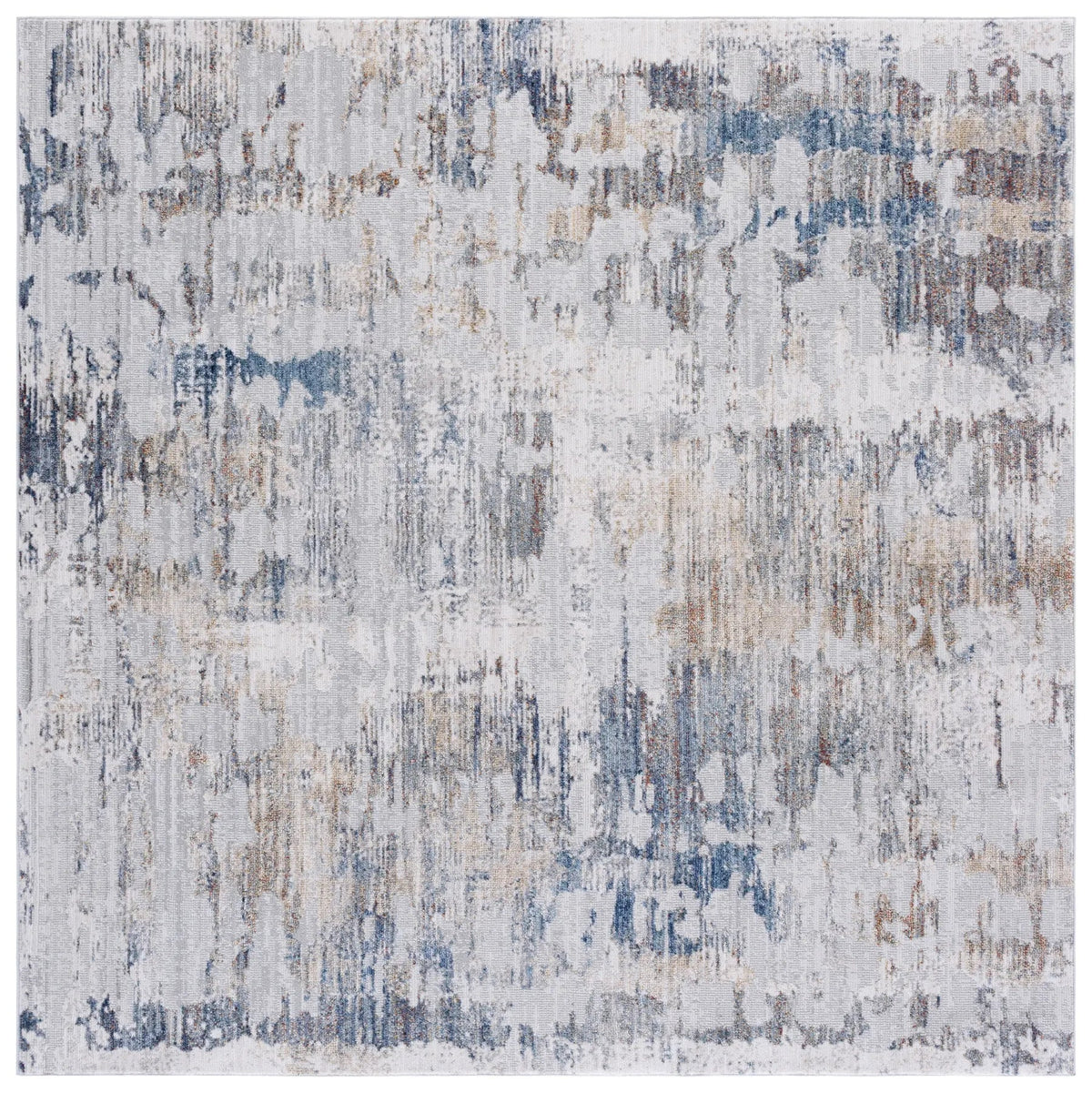 Safavieh Ellwood Modern 6'-5" x 6'-5" Rug in Ivory / Grey