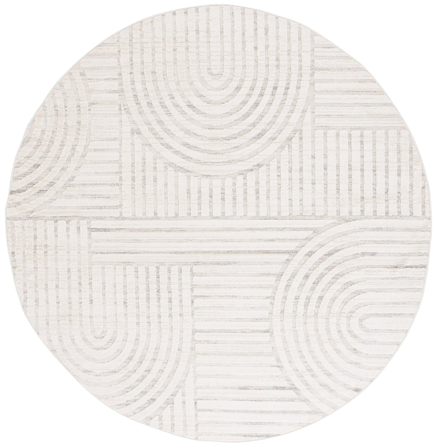 Safavieh Elmhurst Elh562A Ivory/Grey Rug - Safavieh - elh562a - 7r
