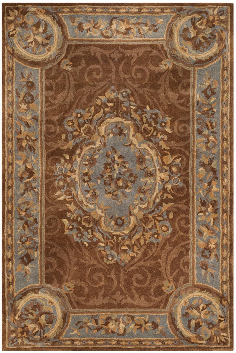 Safavieh Empire Em409A Blue / Brown Rugs - Safavieh - em409a - 6r