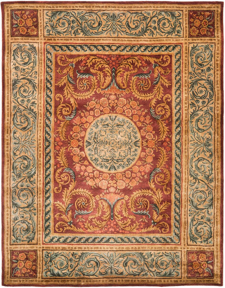 Safavieh Empire em421a Burgundy / Gold Rugs - Safavieh - em421a - 0