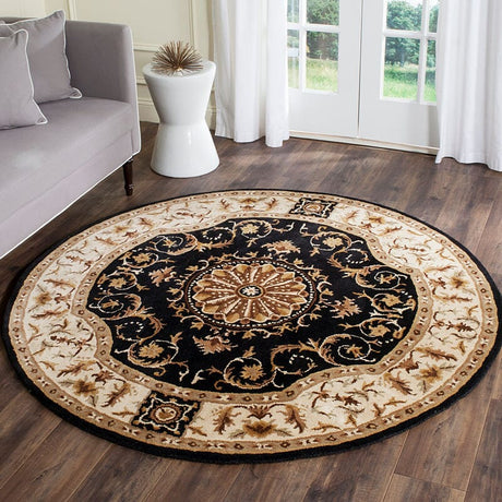 Safavieh Empire Em459D Black / Ivory Rugs - Safavieh - em459d - 4r