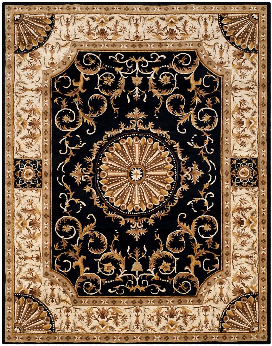 Safavieh Empire Em459D Black / Ivory Rugs - Safavieh - em459d - 4r