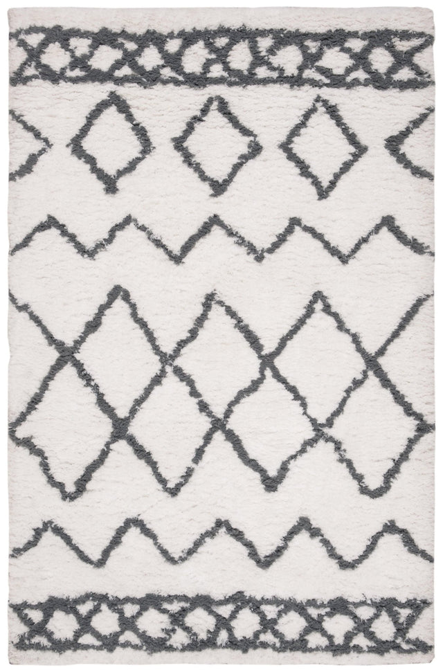 Safavieh Equinox Shag Eqs711A Cream/Grey Rugs - Safavieh - eqs711a - 3