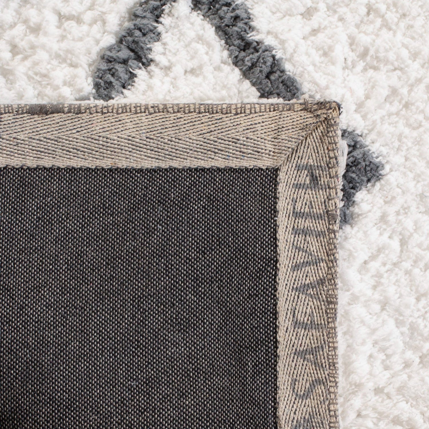 Safavieh Equinox Shag Eqs711A Cream/Grey Rugs - Safavieh - eqs711a - 3