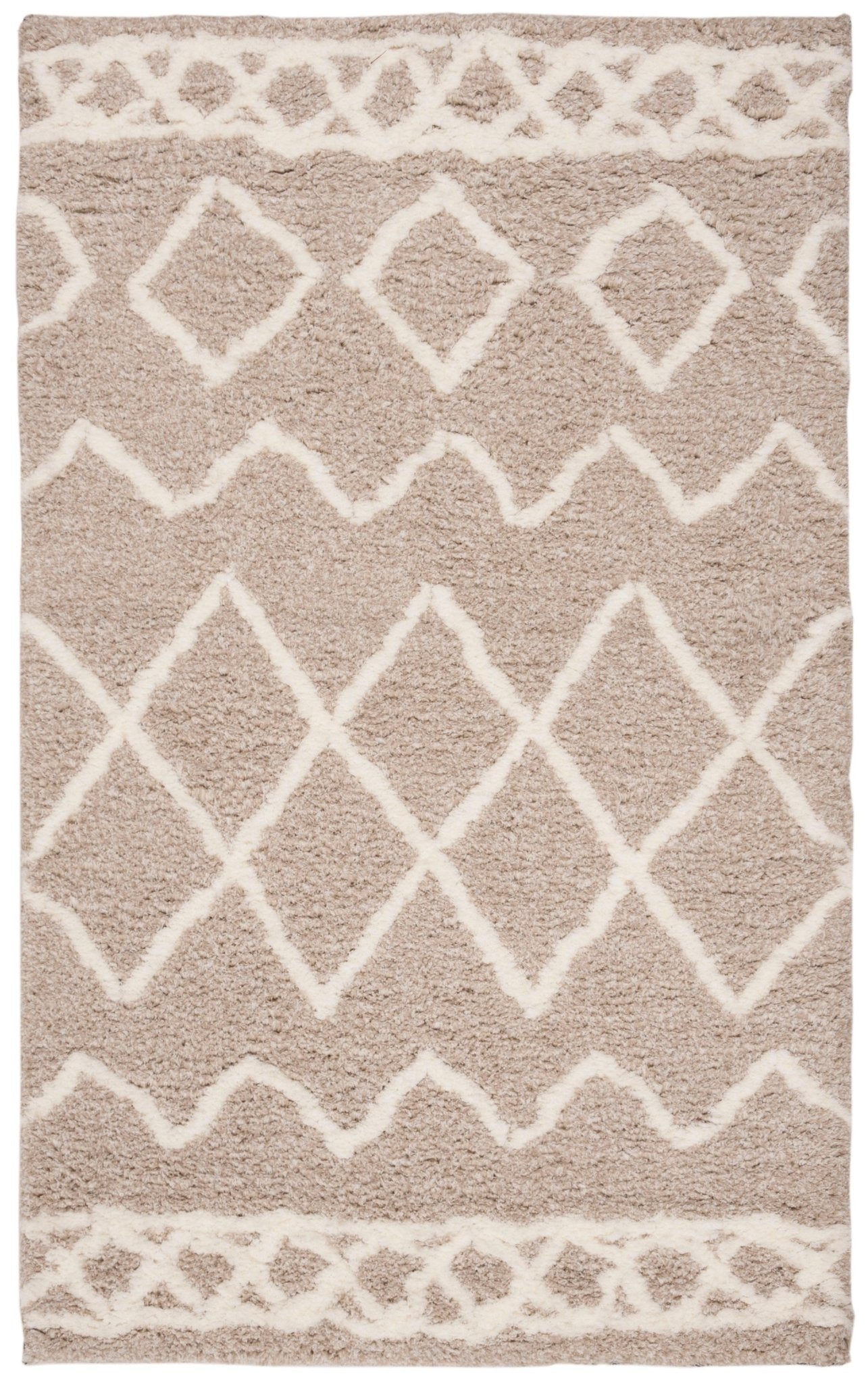 Safavieh Equinox Shag Eqs711B Beige/Ivory Rugs - Safavieh - eqs711b - 3