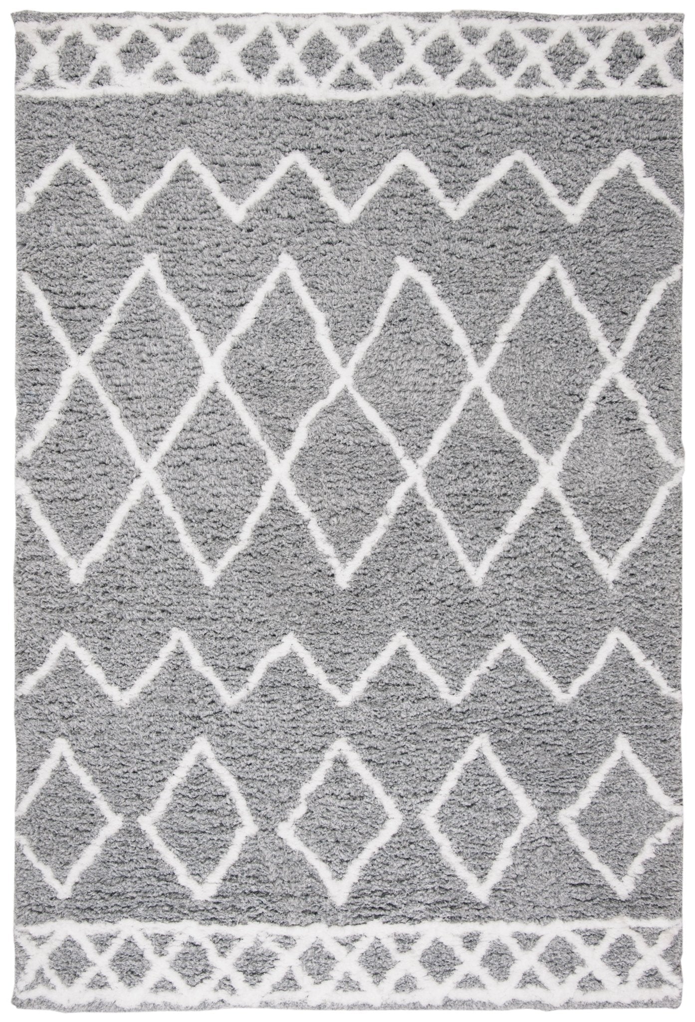 Safavieh Equinox Shag Eqs711F Grey/Cream Rugs - Safavieh - eqs711f - 3