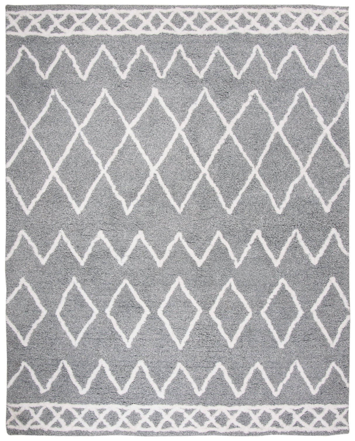 Safavieh Equinox Shag Eqs711F Grey/Cream Rugs - Safavieh - eqs711f - 3