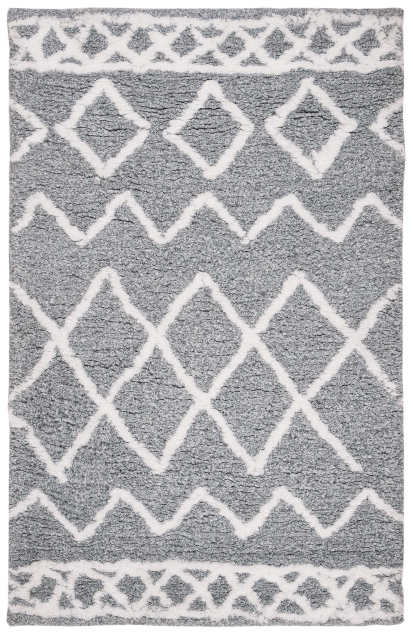 Safavieh Equinox Shag Eqs711F Grey/Cream Rugs - Safavieh - eqs711f - 3
